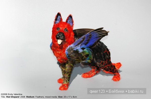Крылатые собачки австралийской художницы Эмили Валентайн (Emily Valentine)