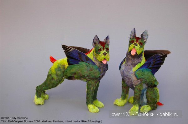 Крылатые собачки австралийской художницы Эмили Валентайн (Emily Valentine) (фото 2)