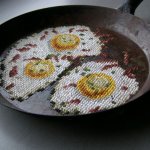 Вышивка по металлу от художницы Северии Инсираускайте – Криауневисиене (Severija Incirauskaite – Kriauneviciene)