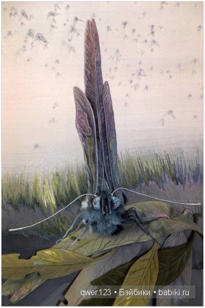 Объёмная вышивка от Annemieke Mein