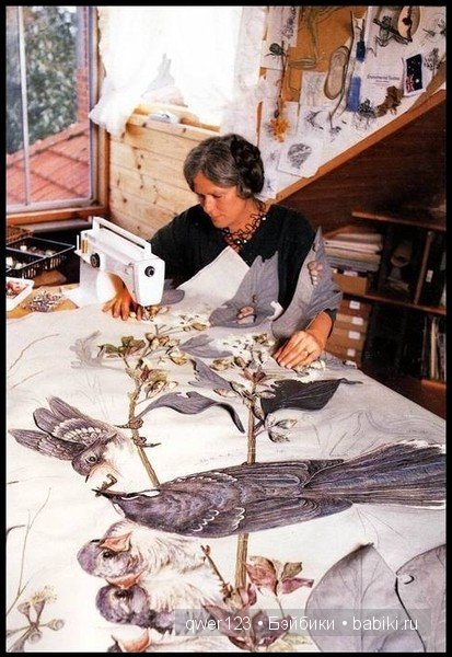 Объёмная вышивка от Annemieke Mein