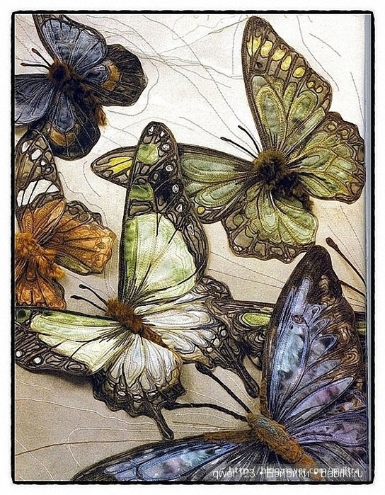 Объёмная вышивка от Annemieke Mein (фото 10)