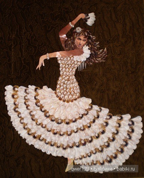 Драгоценные моллюски. Скульптуры из молюссков