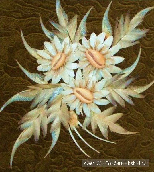 Драгоценные моллюски. Скульптуры из молюссков