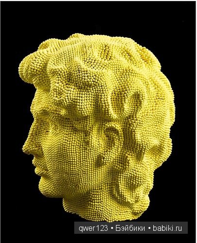 Скульптуры из спичек от David Mach