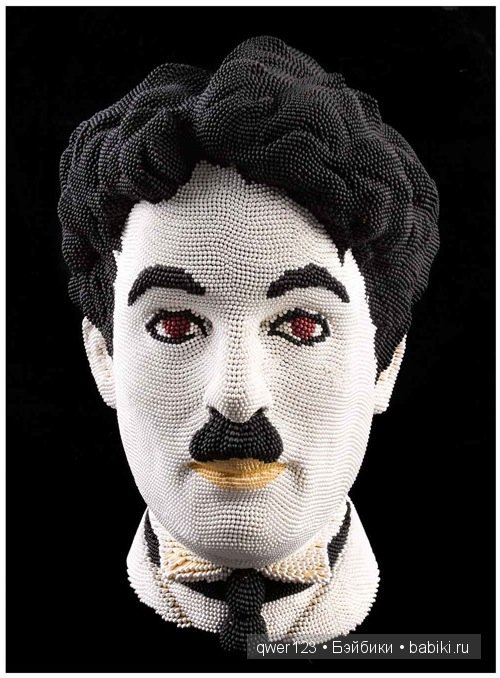 Скульптуры из спичек от David Mach