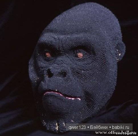 Скульптуры из спичек от David Mach