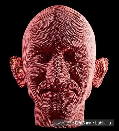 Скульптуры из спичек от David Mach