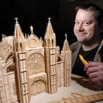 Город из зубочисток Стэна Мунро (Stan Munro)