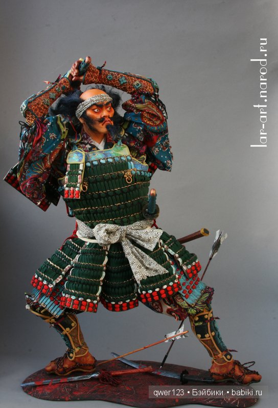 Куклы-Самураи от Ларисы Чуркиной