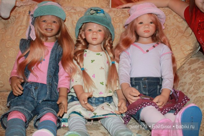 Куколки из летней коллекции(2007г) -Тильда, Винни, Нелла и Лили от Аннетт Химштедт