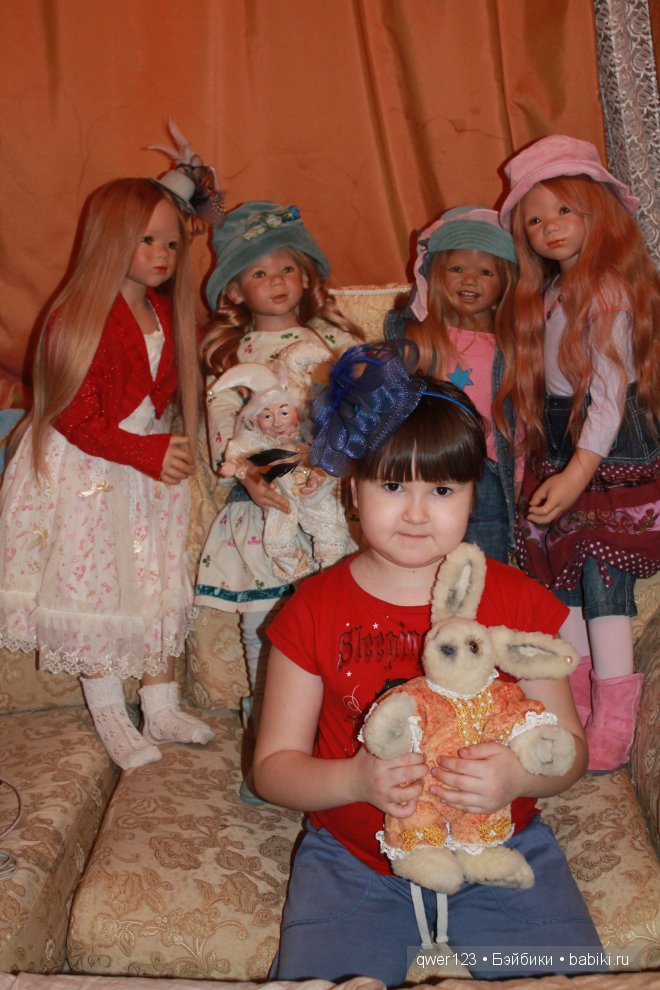 Куколки из летней коллекции(2007г) -Тильда, Винни, Нелла и Лили от Аннетт Химштедт