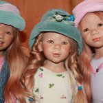 Куколки из летней коллекции(2007г) -Тильда, Винни, Нелла и Лили от Аннетт Химштедт