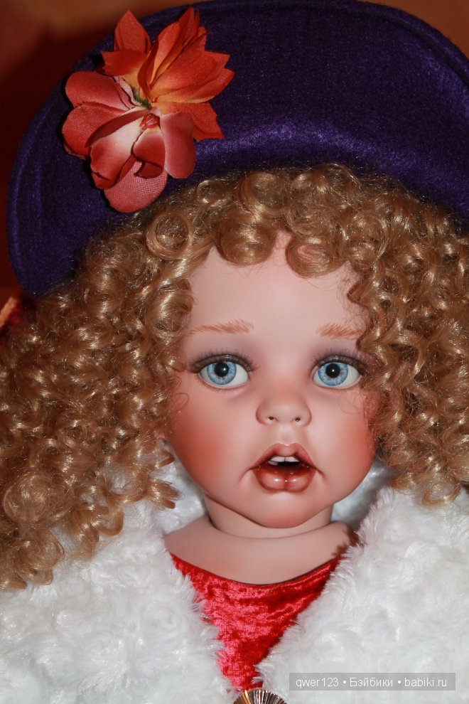 Новый образ фарфоровой куклы Анжелики (Маффин) от Донны Руберт для Новогоднего карнавала (фото 10)