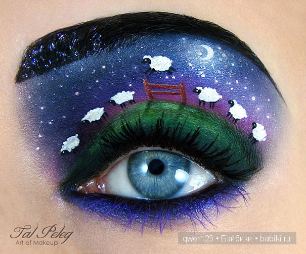 Волшебные картины на веках-макияж от Тал Пелег.(Израиль) (фото 9)