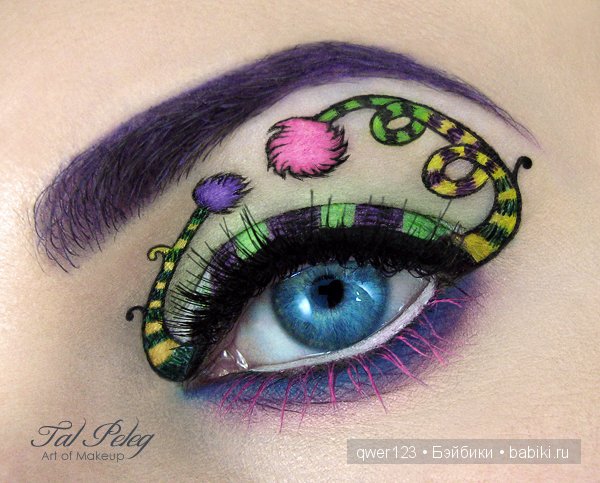 Волшебные картины на веках-макияж от Тал Пелег.(Израиль) (фото 2)