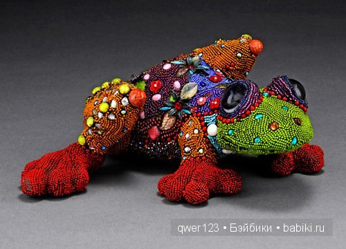 "Вторая жизнь старых кукол"-скульптуры из бисера от Бетти Янгквист(США) (фото 10)