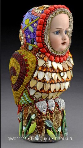 "Вторая жизнь старых кукол"-скульптуры из бисера от Бетти Янгквист(США) (фото 6)