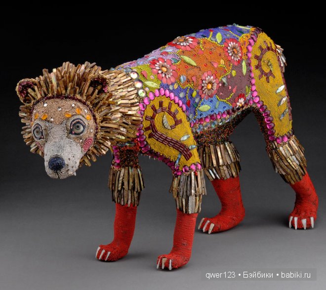 "Вторая жизнь старых кукол"-скульптуры из бисера от Бетти Янгквист(США)