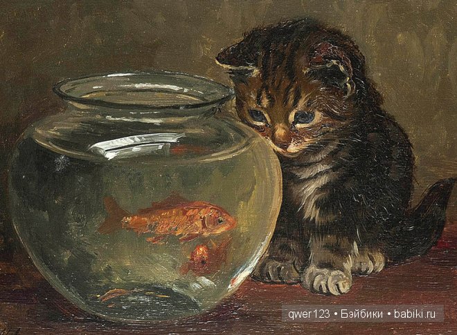 Милые кошки в картинах Wilson Hepple (1854-1937)