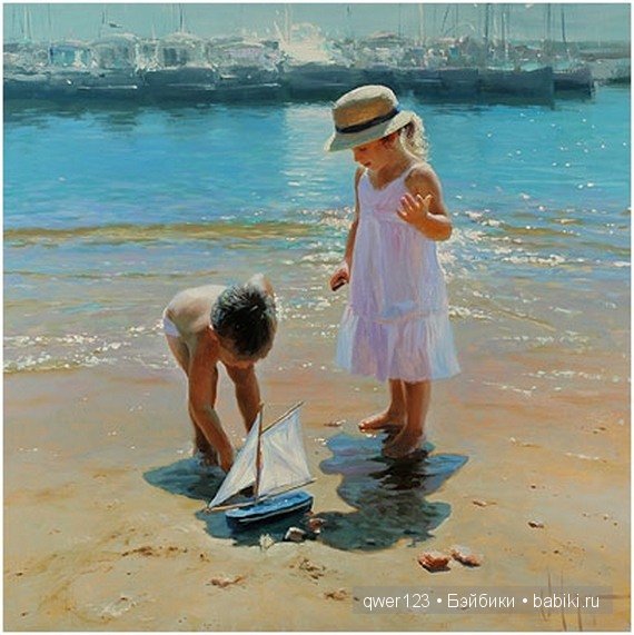 Дети-Прекрасные картины от Владимира Волегова