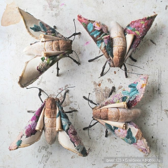 Великолепные поделки из ткани художника Mister Finch