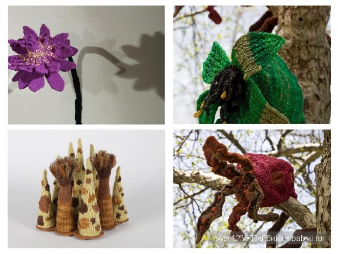 Удивительные вязанные цветы от Татьяны Янишевской