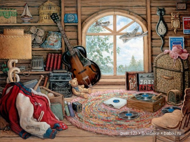 Уютные плюшевые мишки в картинах Janet Kruskamp (Финляндия)