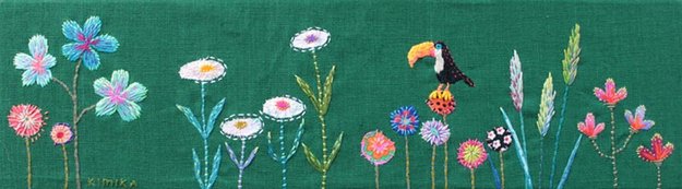 Удивительная вышивка от Кимика Хара из Японии