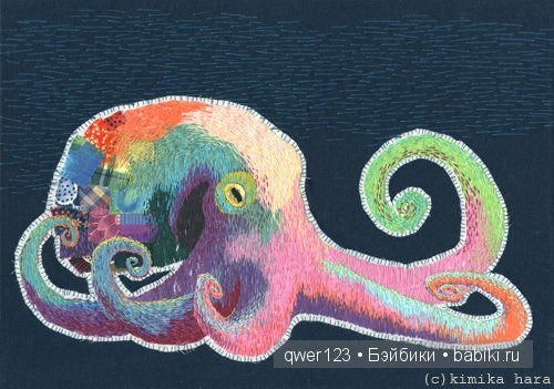 Удивительная вышивка от Кимика Хара из Японии