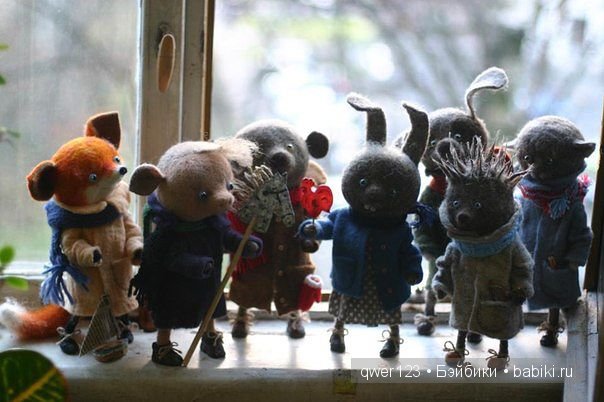 Душевные творения из войлока от Катерины Козуненко (фото 10)