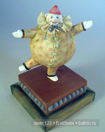 Забавные авторские куклы-клоуны от Kathryn Walmsley (фото 10)