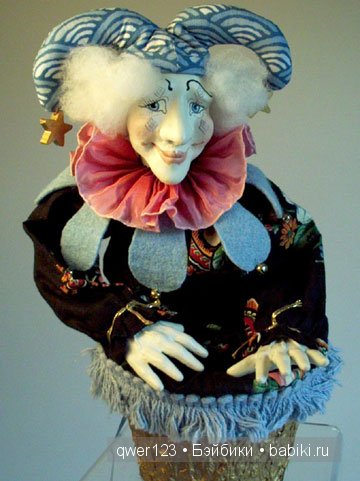 Забавные авторские куклы-клоуны от Kathryn Walmsley (фото 8)