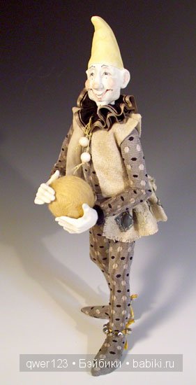 Забавные авторские куклы-клоуны от Kathryn Walmsley