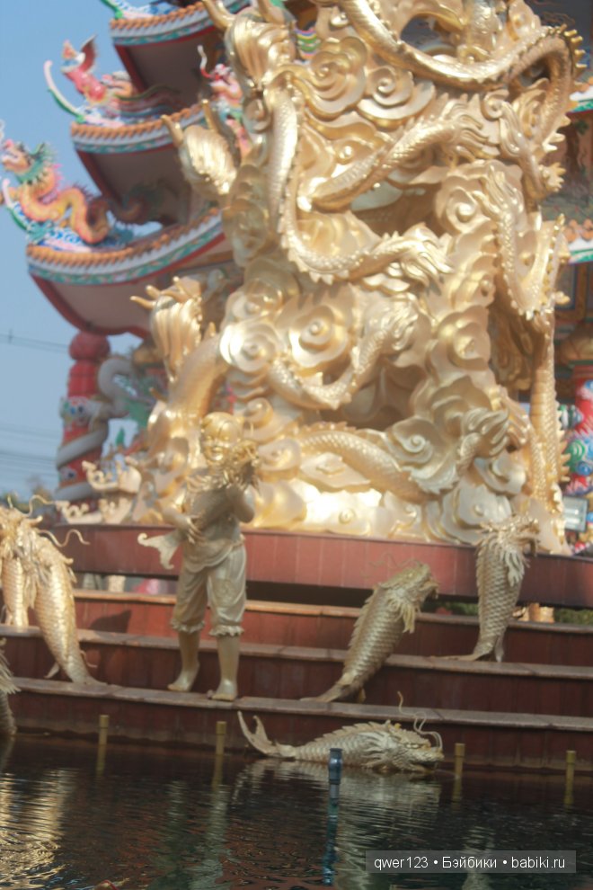 Мое знакомство с экзотическим Тайландом,посещение Китайского Храма (фото 9)