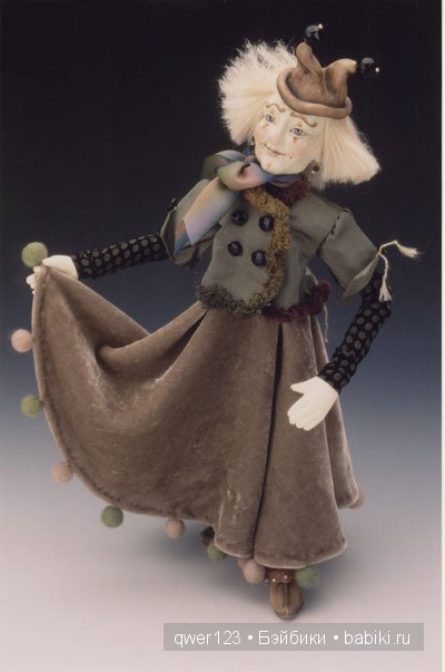 Забавные авторские куклы-клоуны от Kathryn Walmsley (фото 6)