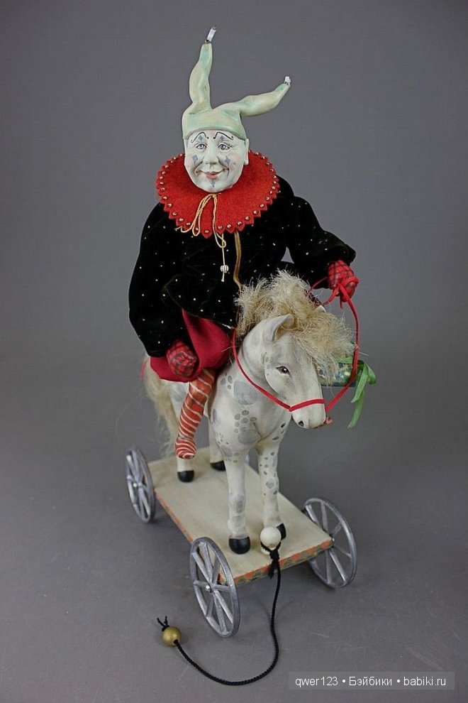 Забавные авторские куклы-клоуны от Kathryn Walmsley