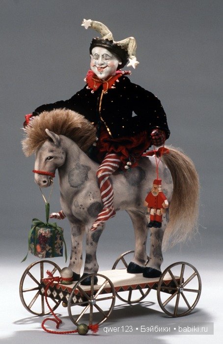 Забавные авторские куклы-клоуны от Kathryn Walmsley