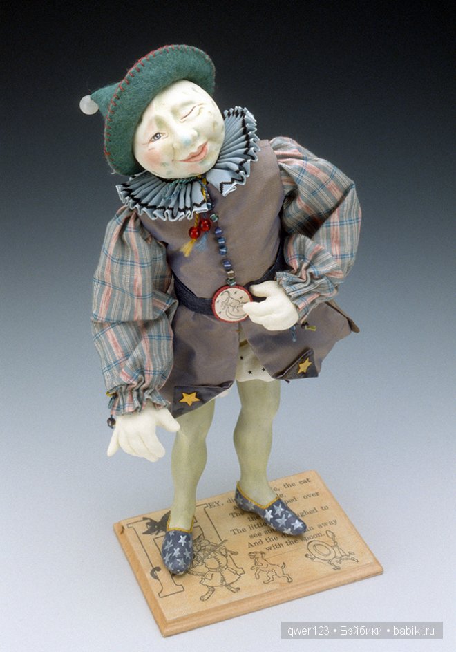 Забавные авторские куклы-клоуны от Kathryn Walmsley