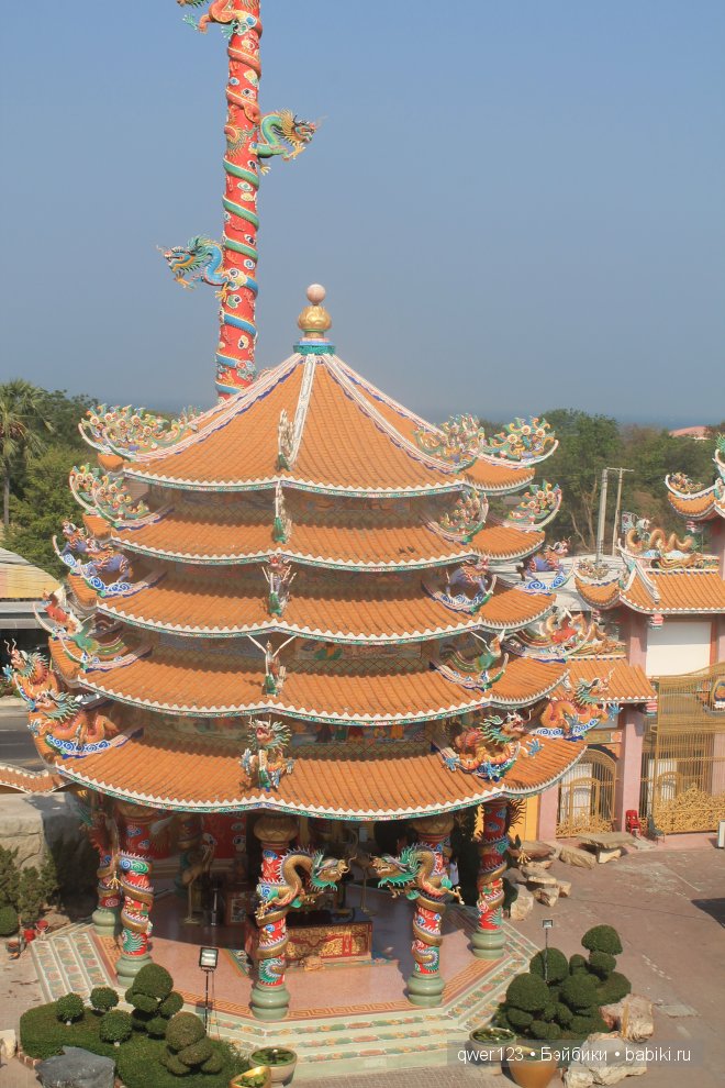 Мое знакомство с экзотическим Тайландом,посещение Китайского Храма (фото 7)