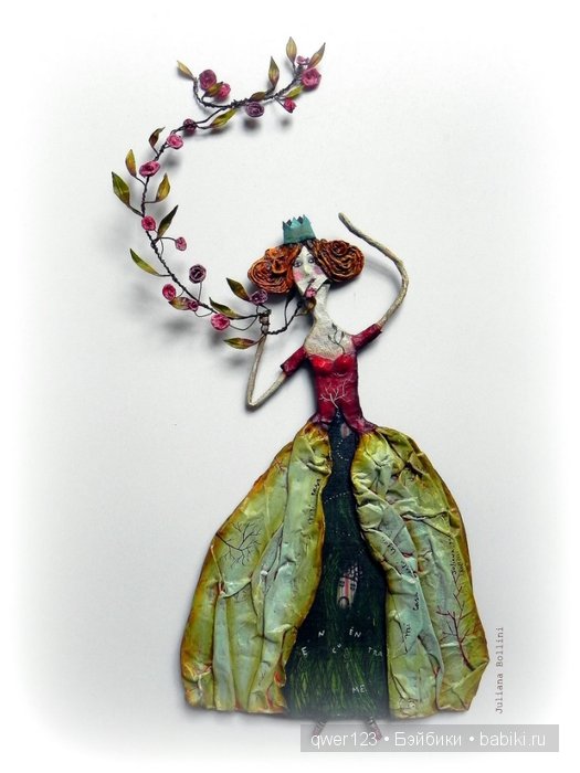 Сказочные куклы из бумаги от Juliana Bollini (Бразилия)