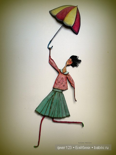 Сказочные куклы из бумаги от Juliana Bollini (Бразилия)