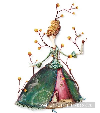 Сказочные куклы из бумаги от Juliana Bollini (Бразилия)