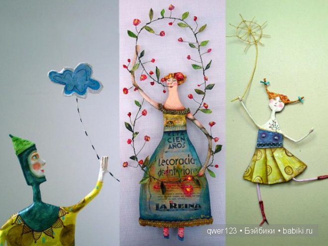 Сказочные куклы из бумаги от Juliana Bollini (Бразилия)