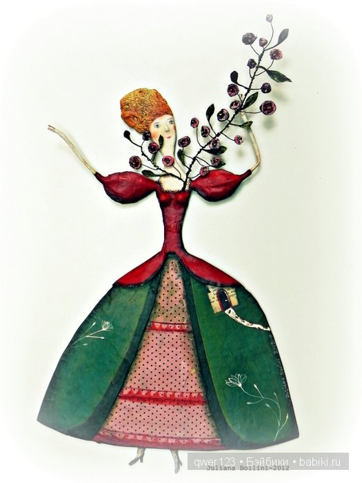 Сказочные куклы из бумаги от Juliana Bollini (Бразилия)