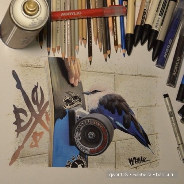 Бесподобные реалистичные рисунки Карлы Миалинн (США)