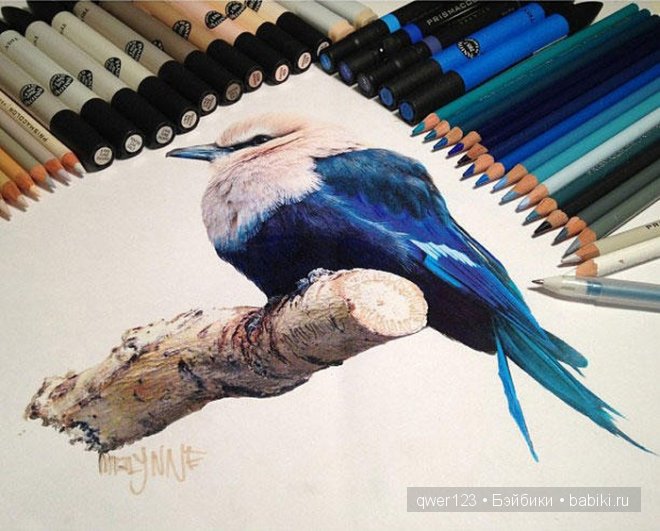 Бесподобные реалистичные рисунки Карлы Миалинн (США)