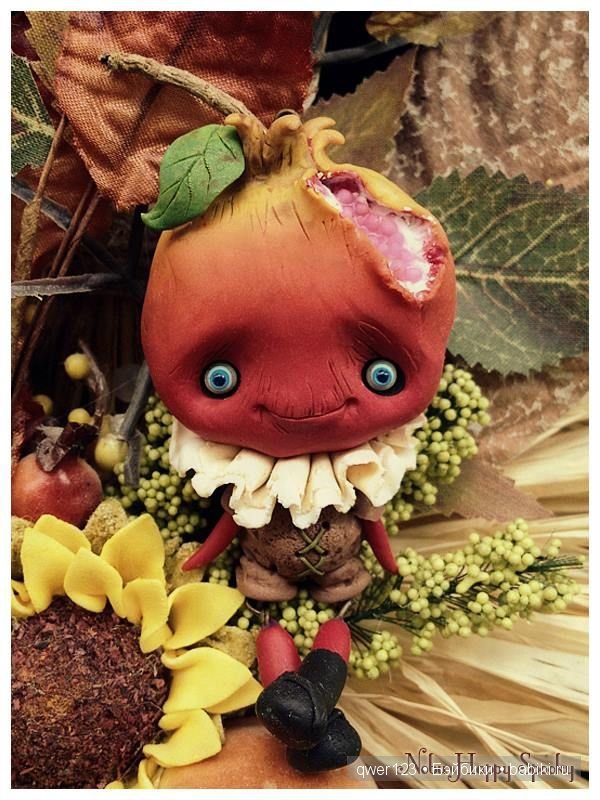 NobuHappySpooky. Чудные игрушки из полимерной глины "сказочные овощи и не только" от Domenico Scalisi (фото 5)