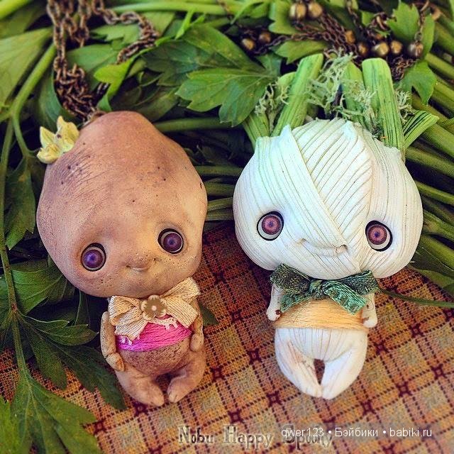 NobuHappySpooky. Чудные игрушки из полимерной глины "сказочные овощи и не только" от Domenico Scalisi (фото 10)