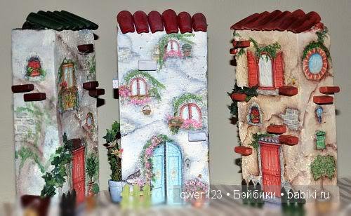 Бывает и такое-Декупаж на кирпиче (фото 3)